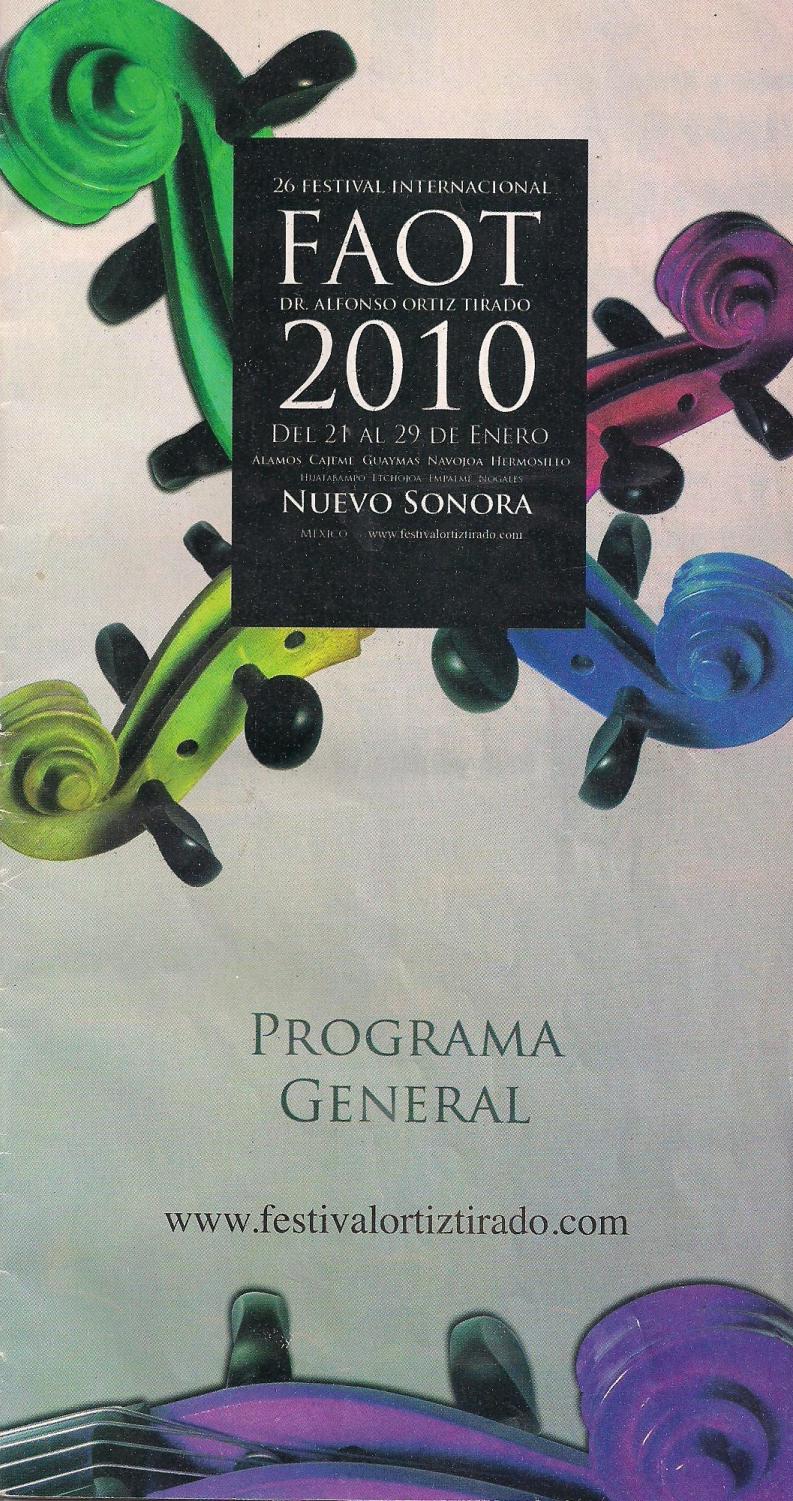 FAOT 26  Festival Internacional